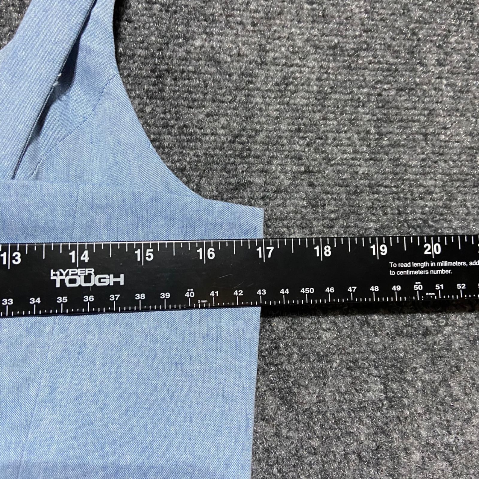 Soludos Light Blue Chambray Wide Leg Jumpsuit Square Neck Nwt Womens L Usa — image 7 of 8